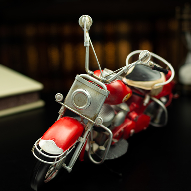 Retro motorcycle model