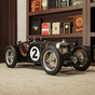 Большая модель (1,2 метра) гоночного двухместного автомобиля начала 20 века MG (Morris Garages) от Nitsche (изготовлено в ретро стиле)