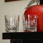 a set of two glasses