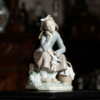 figurine made of porcelain