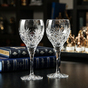a set of wine glasses