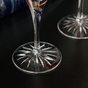 stem of a wine glass