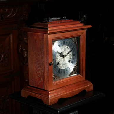 clock made of wood