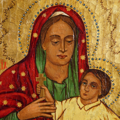 icon with gilding