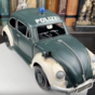 wow video Metal model VW Käfer Polizei by Nitsche (made in retro style)