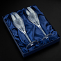 champagne glasses in a gift box