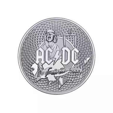 Серебряная монета «AC/DC», 1 доллар