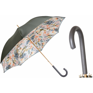 Women's cane umbrella "Grey" by Pasotti