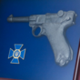 Пистолет Парабеллум и эмблема СБУ купить на подарок