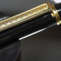 wow video Ballpoint pen with geometric designs and hand-gilding by Anframa