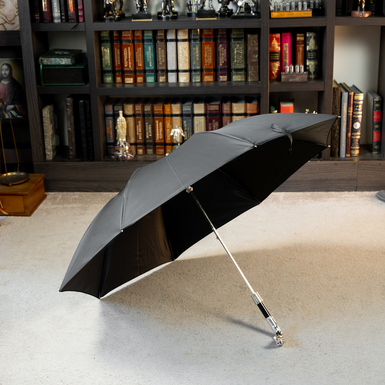 Черный мужской зонт фото