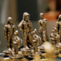 wow video Шахматы «Спартанский воин» в синем цвете от Manopoulos