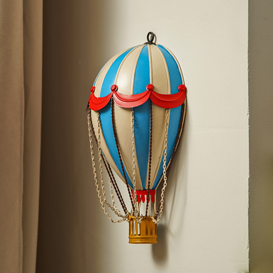Металлическая модель воздушного шара Heibluft Ballon Wand (34 см) от Nitsche (изготовлено в ретро стиле)