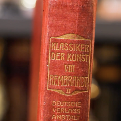 wow video Раритетная книга "Рембрандт", 1906 год, Штутгарт