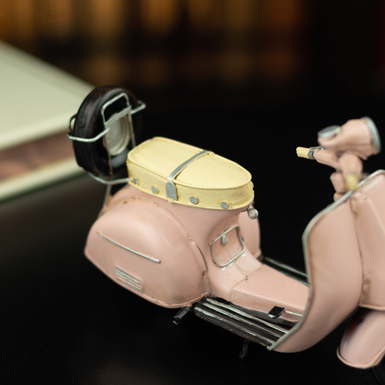 retro scooter model photo