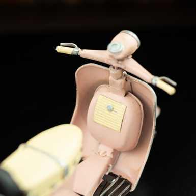 vintage motor scooter model photo