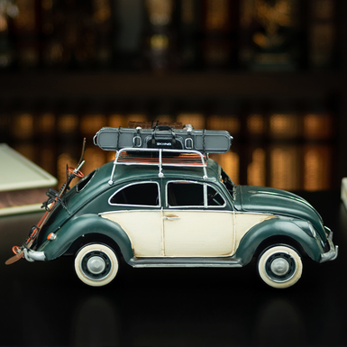 Metal model car VW Käfer Winter photo