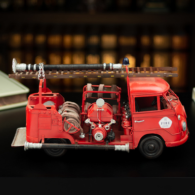 Metal model of a VW Bulli fire truck photo