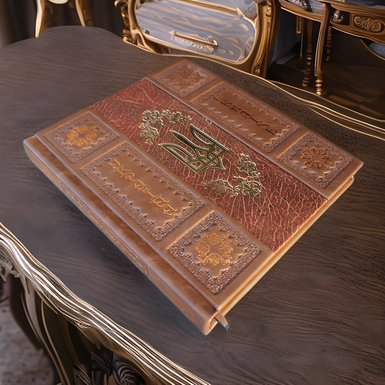 leather book