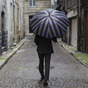 striped umbrella photo