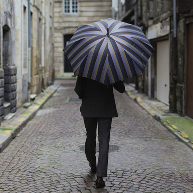 striped umbrella photo