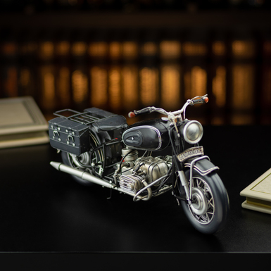 BMW motorcycle metal model photo