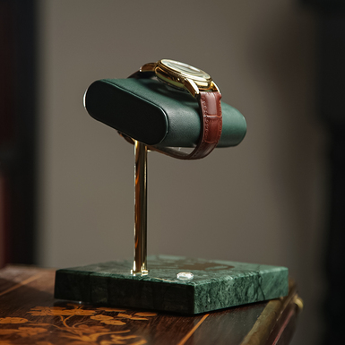 watch stand with leather photo