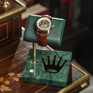 Rolex watch stand photo