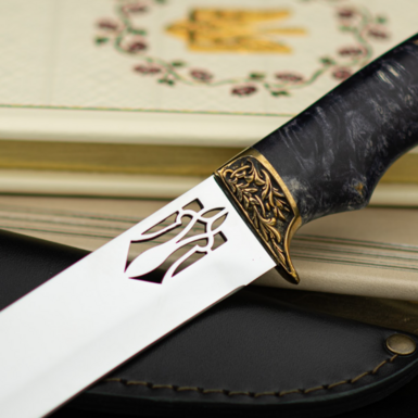 knife with coat of arms photo