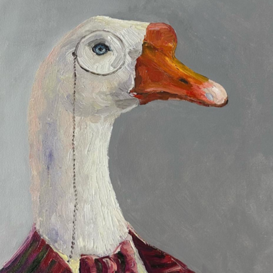 painting with duck photo