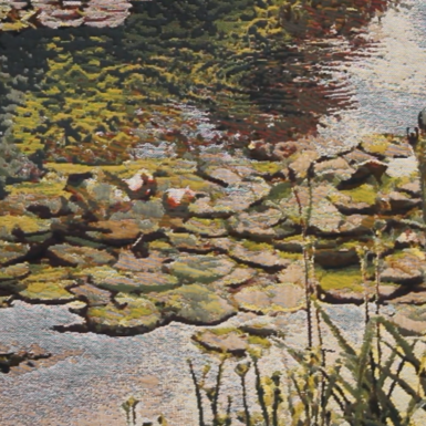 wow video Гобелен "Monet's Garden" від Flanders Tapestries