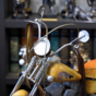 wow video Велика металева модель мотоцикла Indian 1940 року (80 см) від Nitsche (виготовлено у ретро стилі)