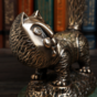 Вʼячеслав Дідковський статуетка «Веселий кіт» з бронзи та мармуру фото