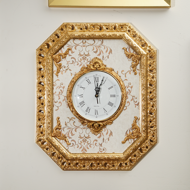 Wall clock "Gold accent" from Arte Casa photo