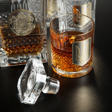 набір для віскі з тризубом фото