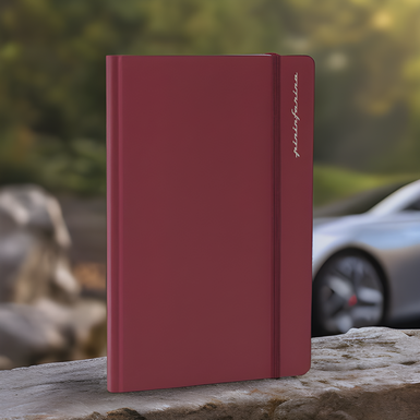 cool red gift notebook