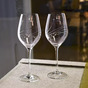 crystal wine glasses photo