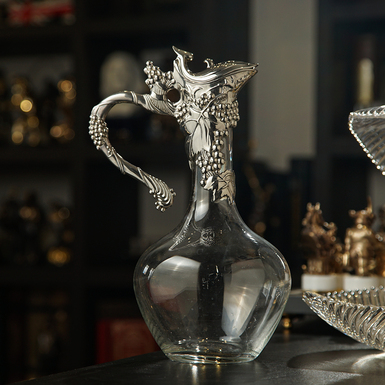 посріблений декантер фото