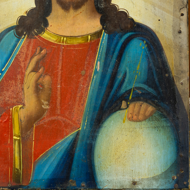 image of Jesus Christ on the icon photo