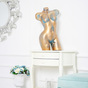 Decorative art figurine "The independence" in the room vertical view