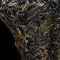 Details of decorative art figurine "Lady in black"