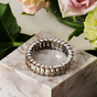 серебряное кольцо с фианитами фото