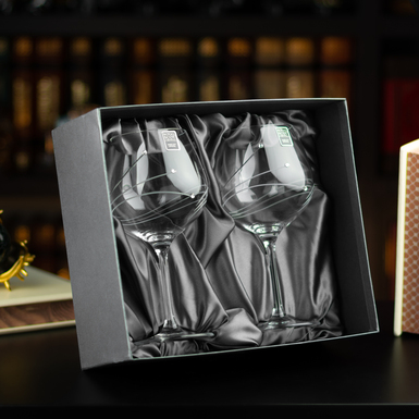Set of glasses for white wine photo