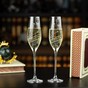 Set of crystal champagne glasses (2 pcs) by Royal Buckingham