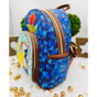 Backpack with paiting photo
