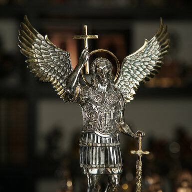 unique brass figurine photo