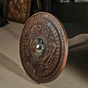 shield with leather straps photo