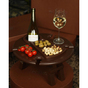 wine table for snacks photo
