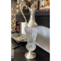 wow video Crystal decanter with silver accents "Age-old elegance" from the beginning of the 20th century