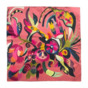 Шелковый платок "Розовые мечты" от OLIZ (по мотивам картины Анны Собачко-Шостак) фото